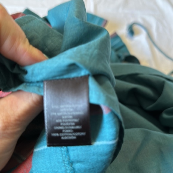 Ann Taylor Teal Red Plaid Halter Dress Sz 10 NWT Midi - Picture 6 of 6